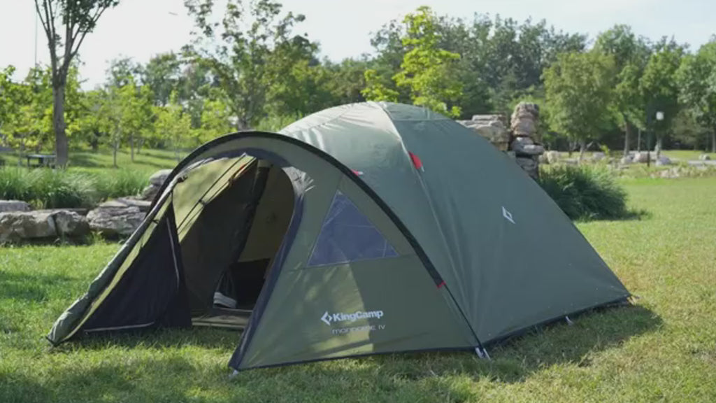 2025 NEW】KingCamp ドームテント拡張テント2-4人用幅310cmリビング
