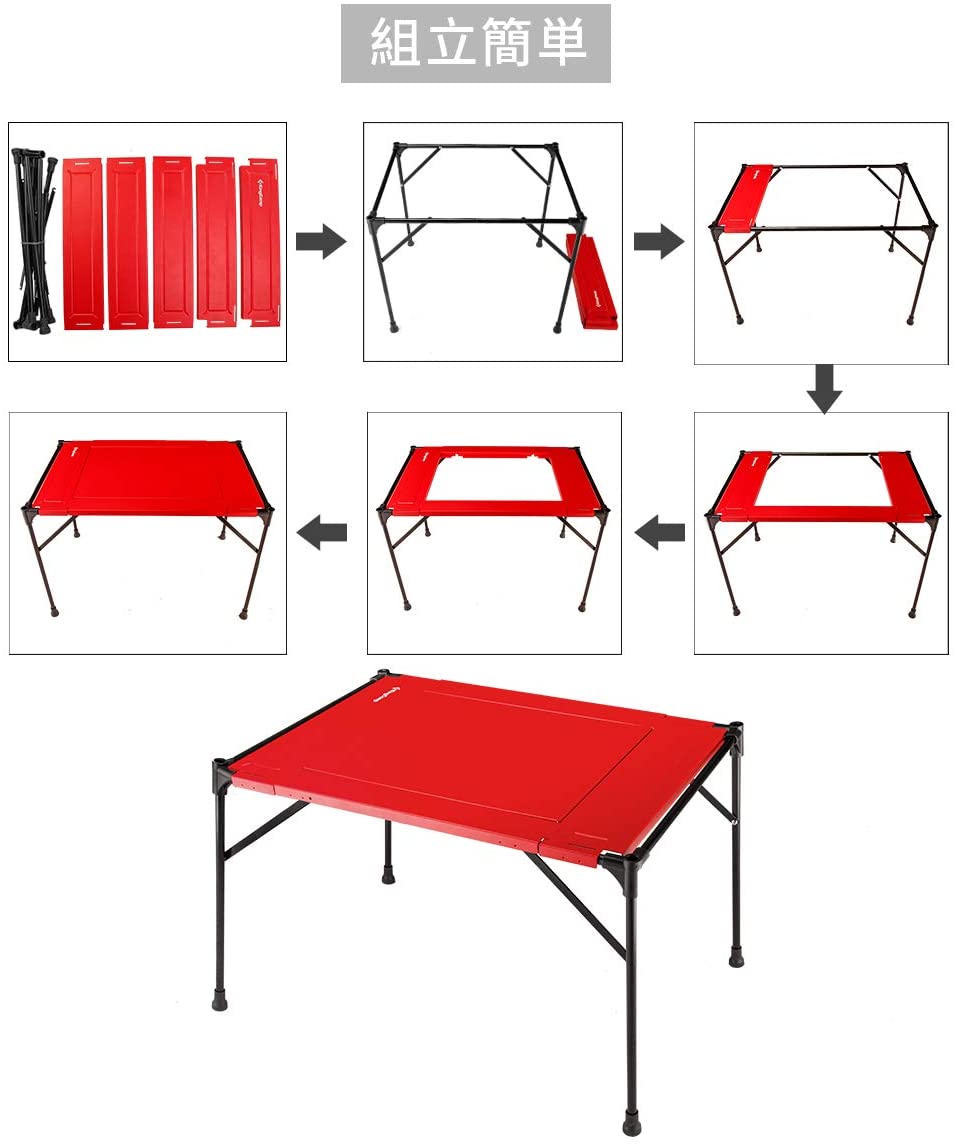 BBQテーブル コンロ対応 61×42×42cm KC1911