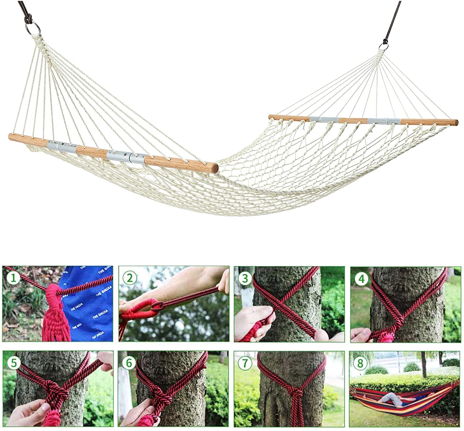 コットンハンモック 200cm×118cm KG2102