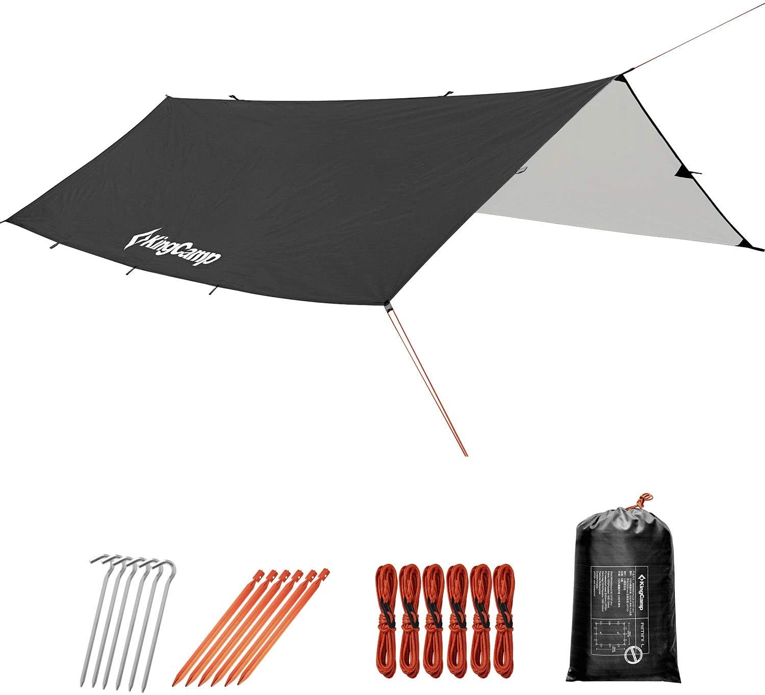 KingCamp タープキャンプ レクタタープ 3×3m