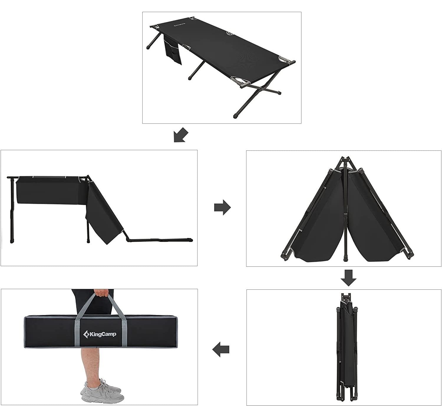 キャンプコット 205x75x46cm KC2011