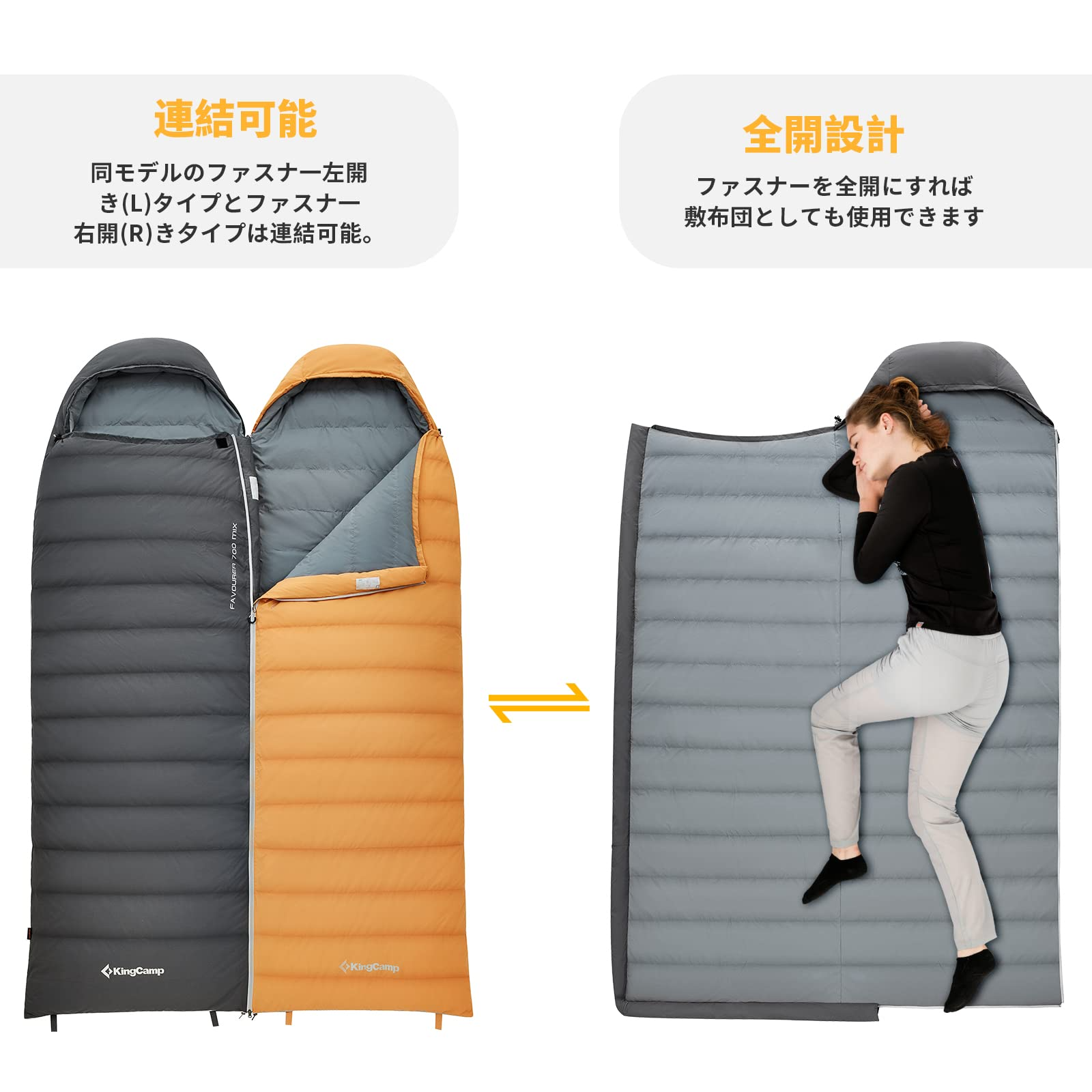 寝袋 220×75cm KS2209