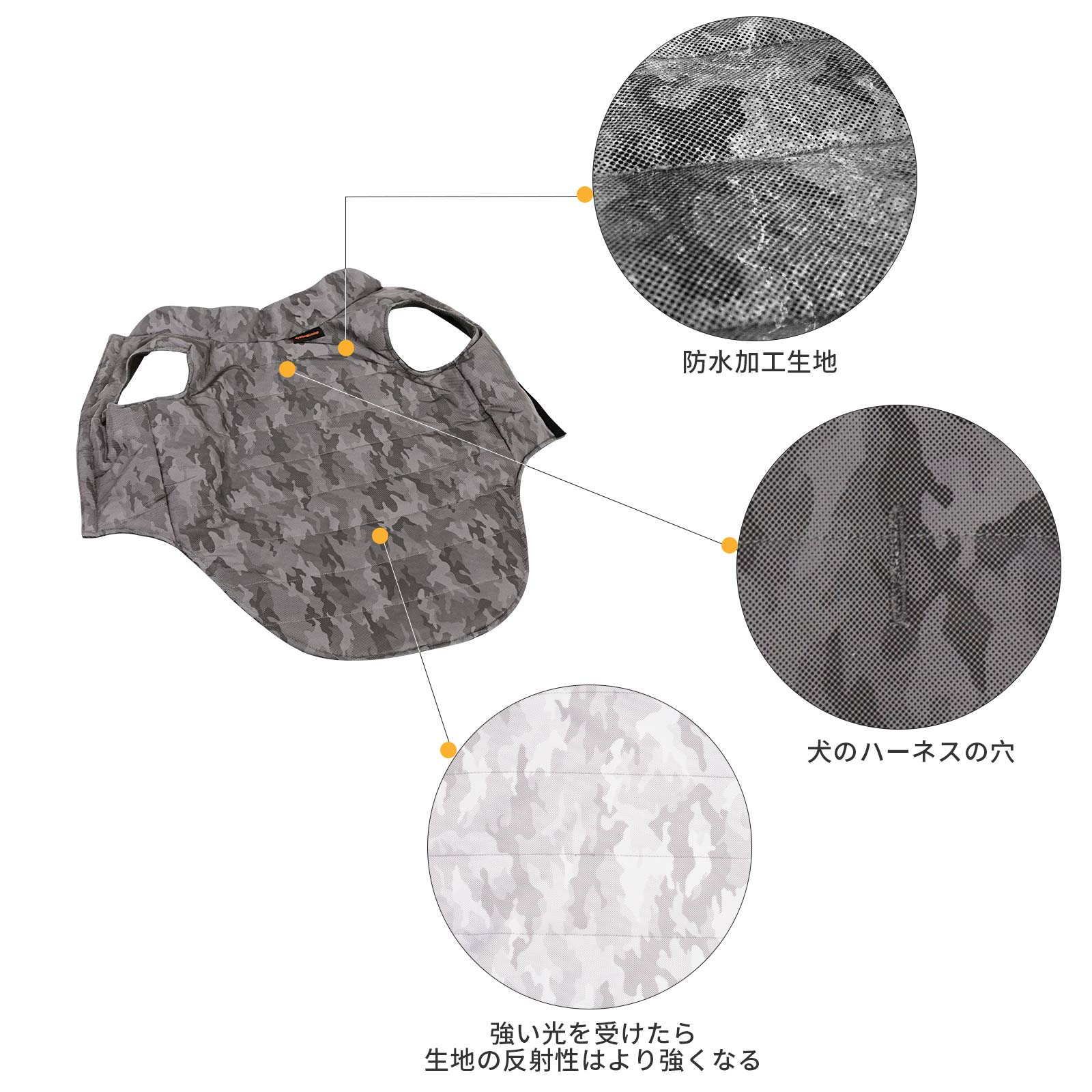 KingCamp 犬服 コートジャケット綿服